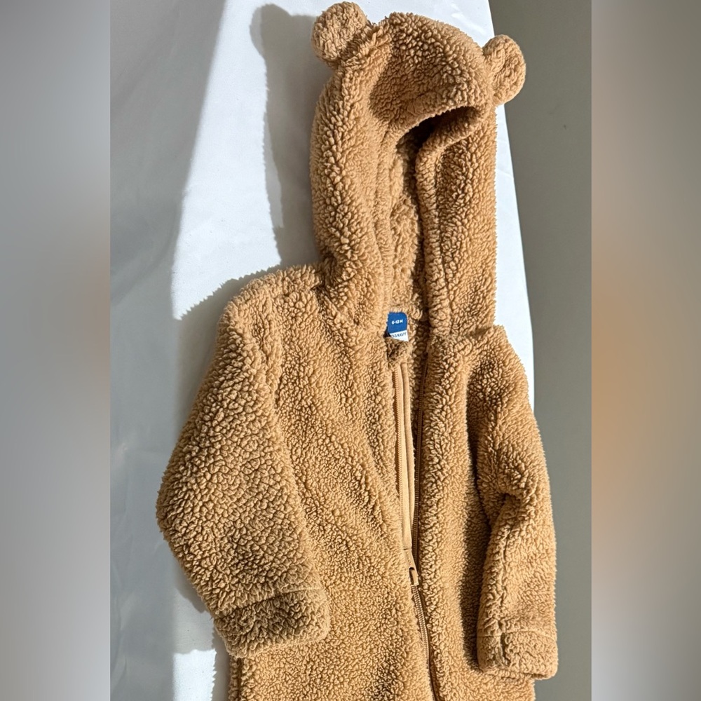 Old Navy Tan Sherpa Kids Footie